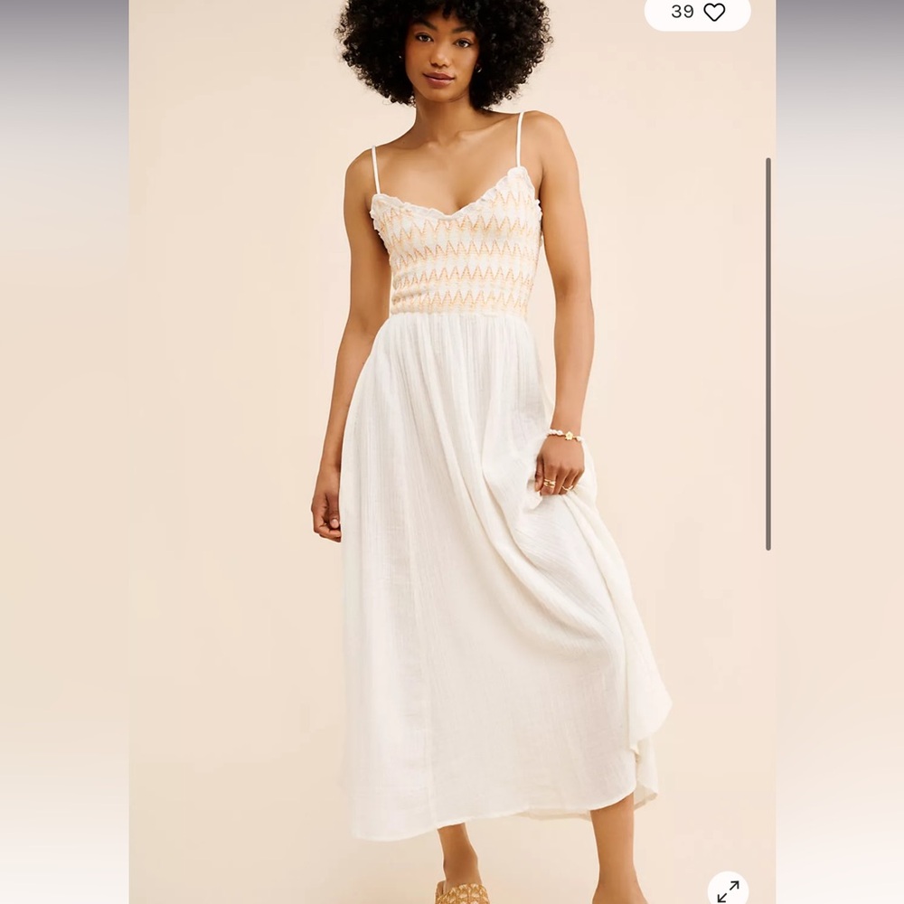 NWOT Free People Sweet Nothings Midi Dress